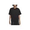 Sportswear Tech Pack Solid Logo Pocket Design Crew Neck Loose Fit Short Sleeve T-Shirt Men Tops Black FB7392-010