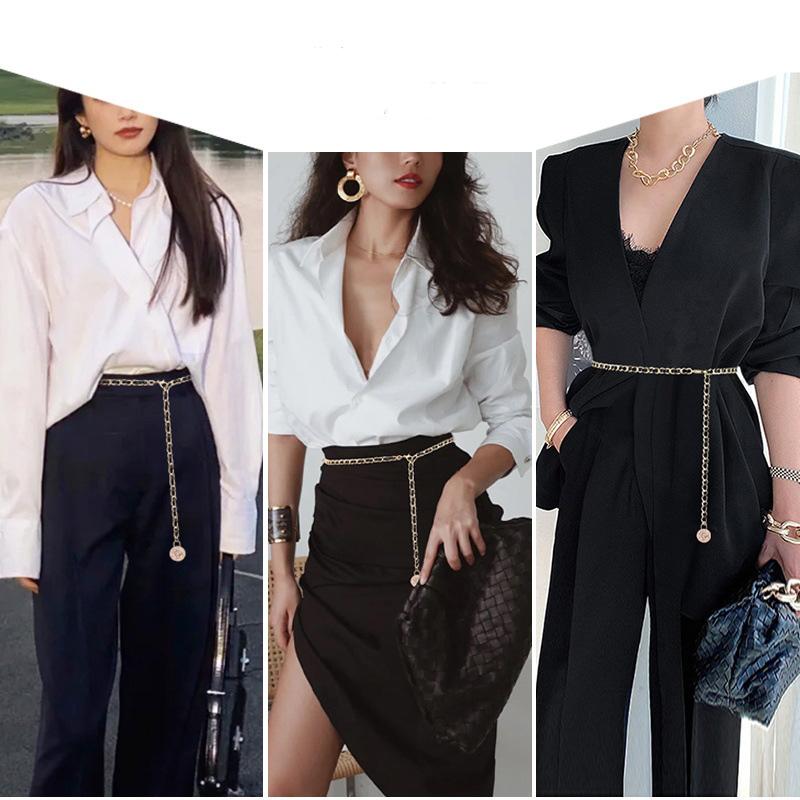 Четыре сезона в наличии новый ремень женский кожаный модный универсальный джинсовый ремень украшение с юбкой, костюмом, свитером талии крышка