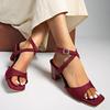 Shoes for Women  New Pink Platform Sandals Stylish Open Toe High Heel Sandals Comfortable Chunky Heel Dress Shoes Women