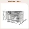 Wood Mail Holder Storage Box Tray for Countertop Farmhouse Tabletop Mailbox