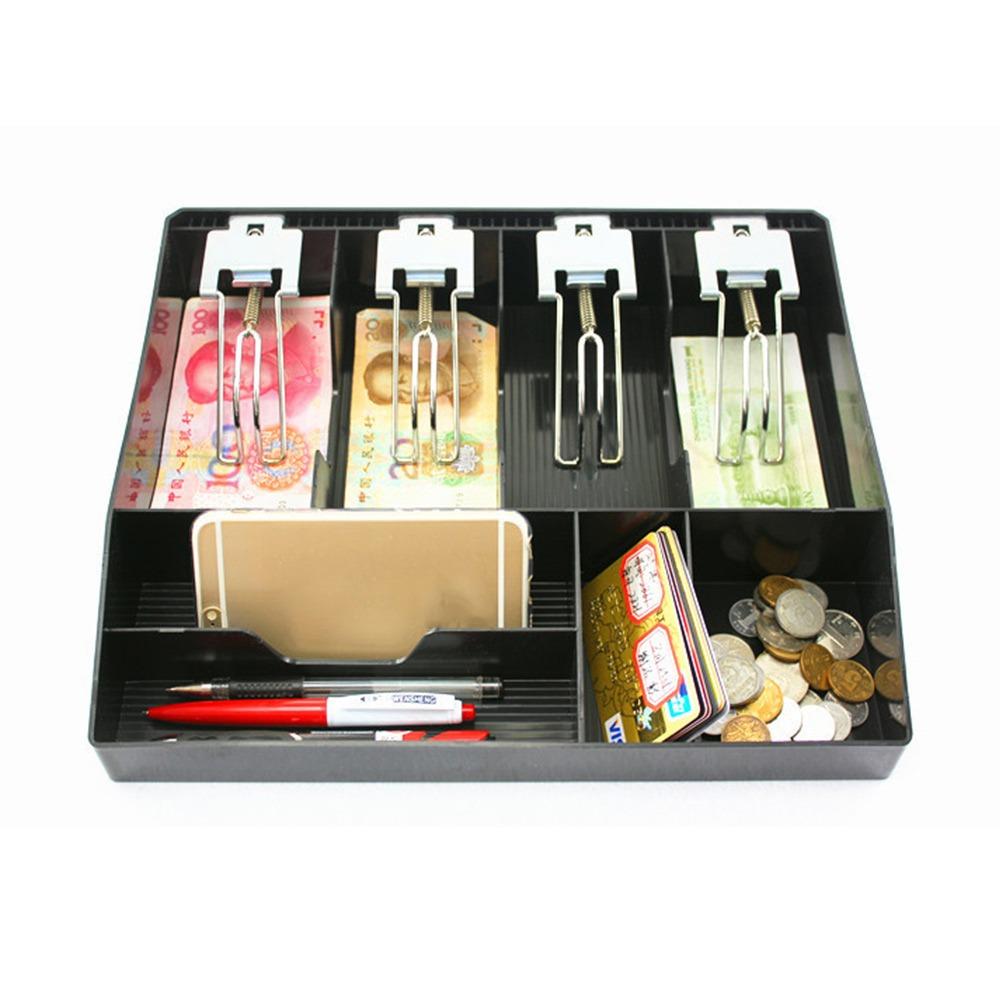 Multifunctional Drawer Cash Tray Metal Clip Drawer Insert Tray Drawer Cash Register For Shop