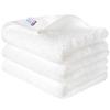 Bloom Imabari Towel Сертифицированное полотенце для лица FUu Набор из 3 штук: Мягкое, Пушистое, Плотное, Впитывающее, Гостиничного Качества, Сделано в Японии, 100% Хлопок (Белый с оттенком)