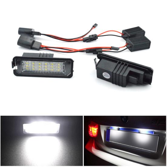 1/2 шт светодиодный светильник номерного знака автомобиля для гольфа 4/5/6 Polo Phaeton