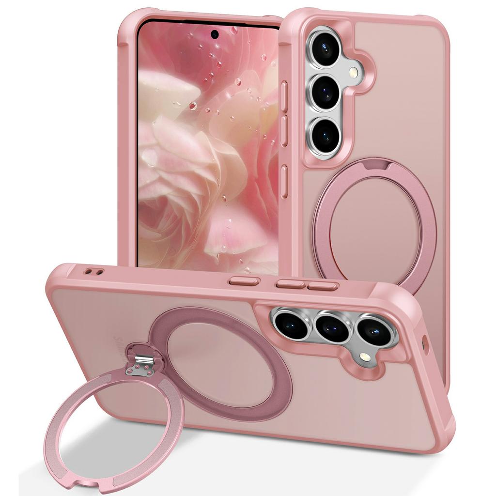 For Samsung Galaxy S26 Magnetic Case Kickstand TPU PC Shockproof Phone Back Cover
