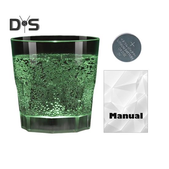 1/6 шт. светящиеся стопки со светодиодной подсветкой, бокалы для виски для вечеринки, светящиеся в темноте стопки, многоразовая посуда для напитков на день рождения, Рождество, свадьбу