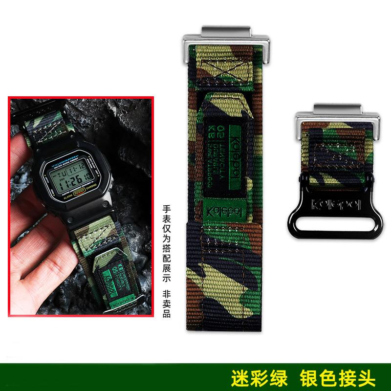 DW5600 GW-M5610 DW-6900 GW-B5600 Нейлоновый холщовый ремешок для Casio GA2100 GM2100 Модифицированный ремешок для часов мужской Наручный ремешок для активного отдыха и спорта