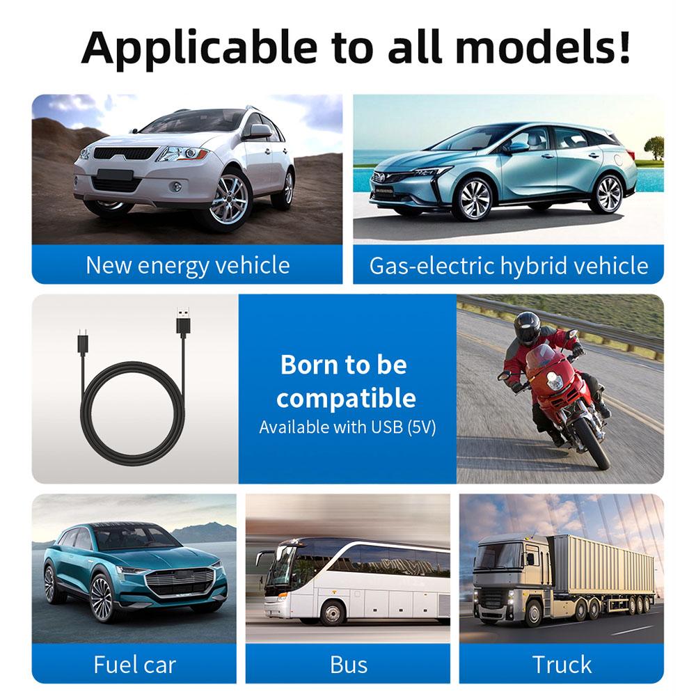 Автомобильная электроника HUD проектор кабель штекер проекционный дисплей 5 В USB высокая четкость автомобильный GPS HD спидометр светодиодный цифровой дисплей