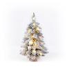 45/60 CM Artificial Christmas Tree Flocking New Year Christmas Decorations for Home Door Wall Ornaments Souvenirs Scenes Desktop