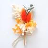1Pc Mini Natural Dry Flowers Bouquet Boutonnieres Groomsmen Buttonholes Bridesmaid Flower Corsage Brooch Christmas Wedding Decor