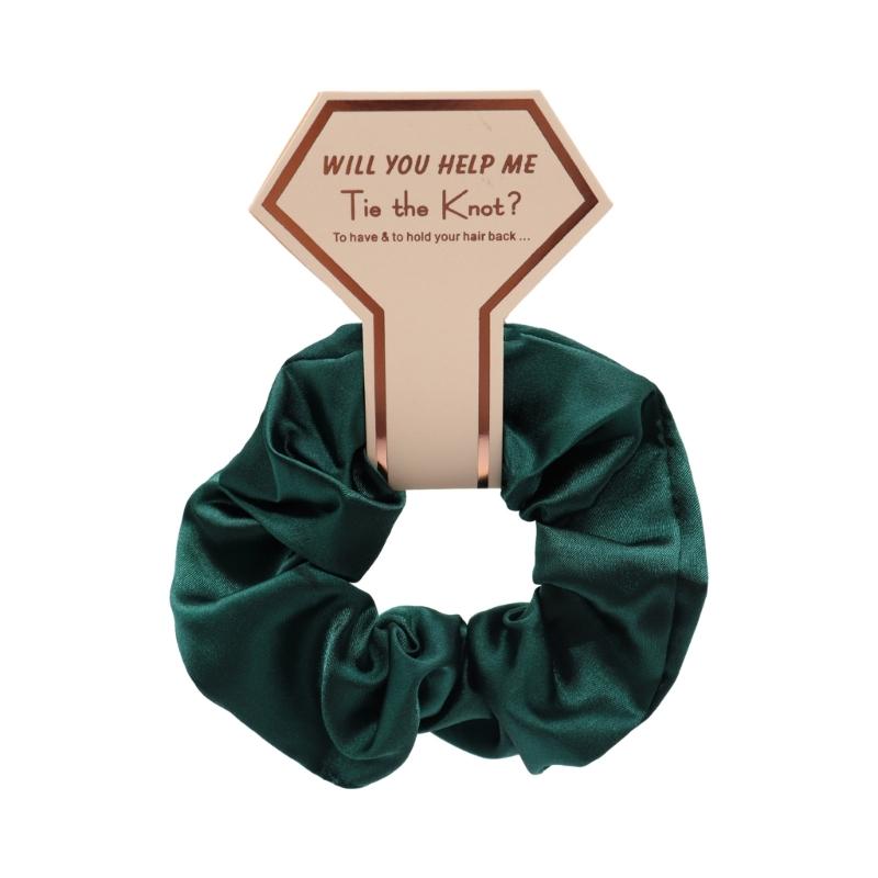 Шелковые резинки для волос Большие резинки для пучка Подарок для подружек невесты Свадебная вечеринка