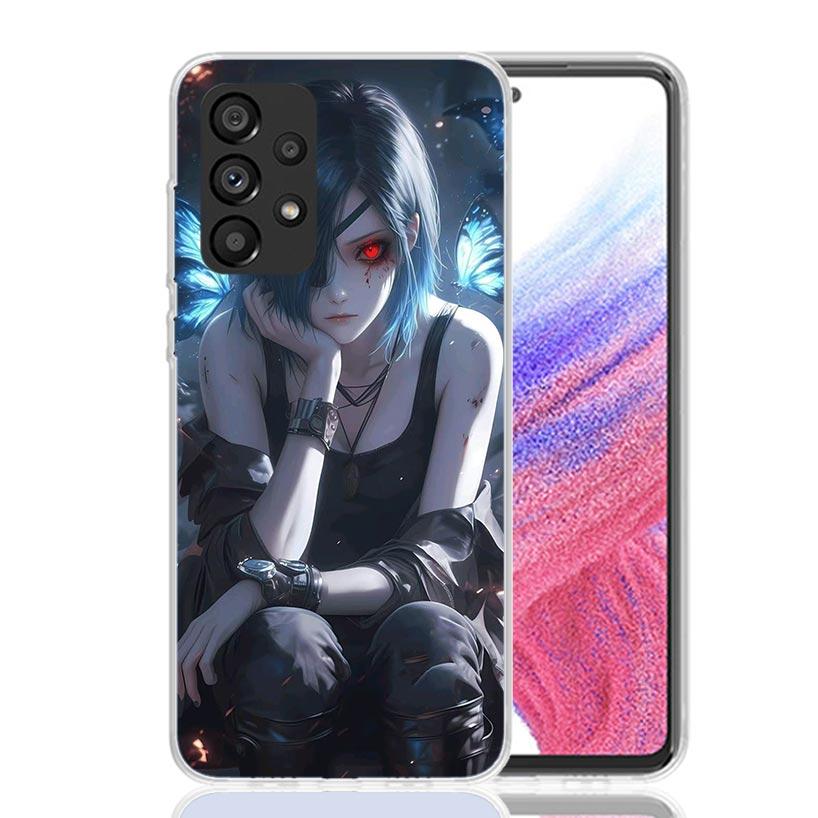 Чехол для телефона G-Ghoul Tokyo Touka Kirishima для Samsung Galaxy A52 A51 A50S A12 A22 A32 A72 A10S A30S A31 A71 Note 20 Ultra 10 Plus