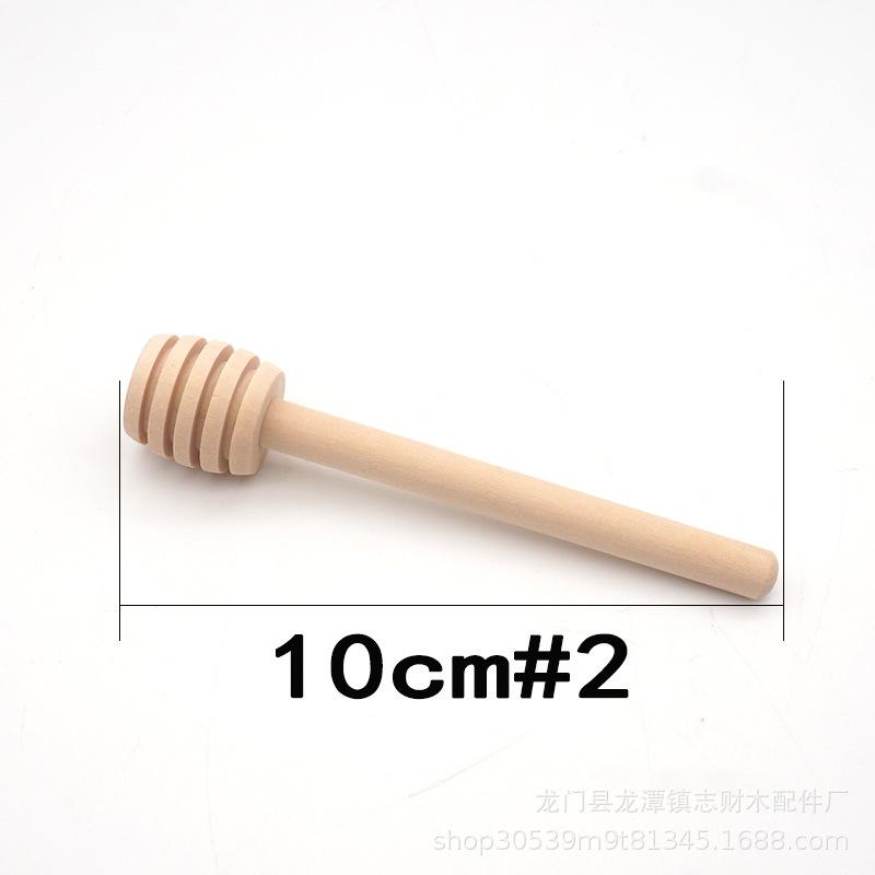 Honey Stir Bar Mixing Handle Jar Spoon PracticalWood Dipper Honey Long Stick Supplies Honey Kitchen Tools