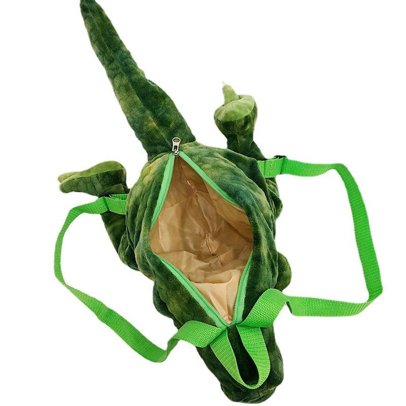 Cartoon Dinosaur Plush Backpack Simulation Animal Doll Funny Stuffed Toy Tyrannosaurus Rex Triceratops Stylish Plushie Phone Bag