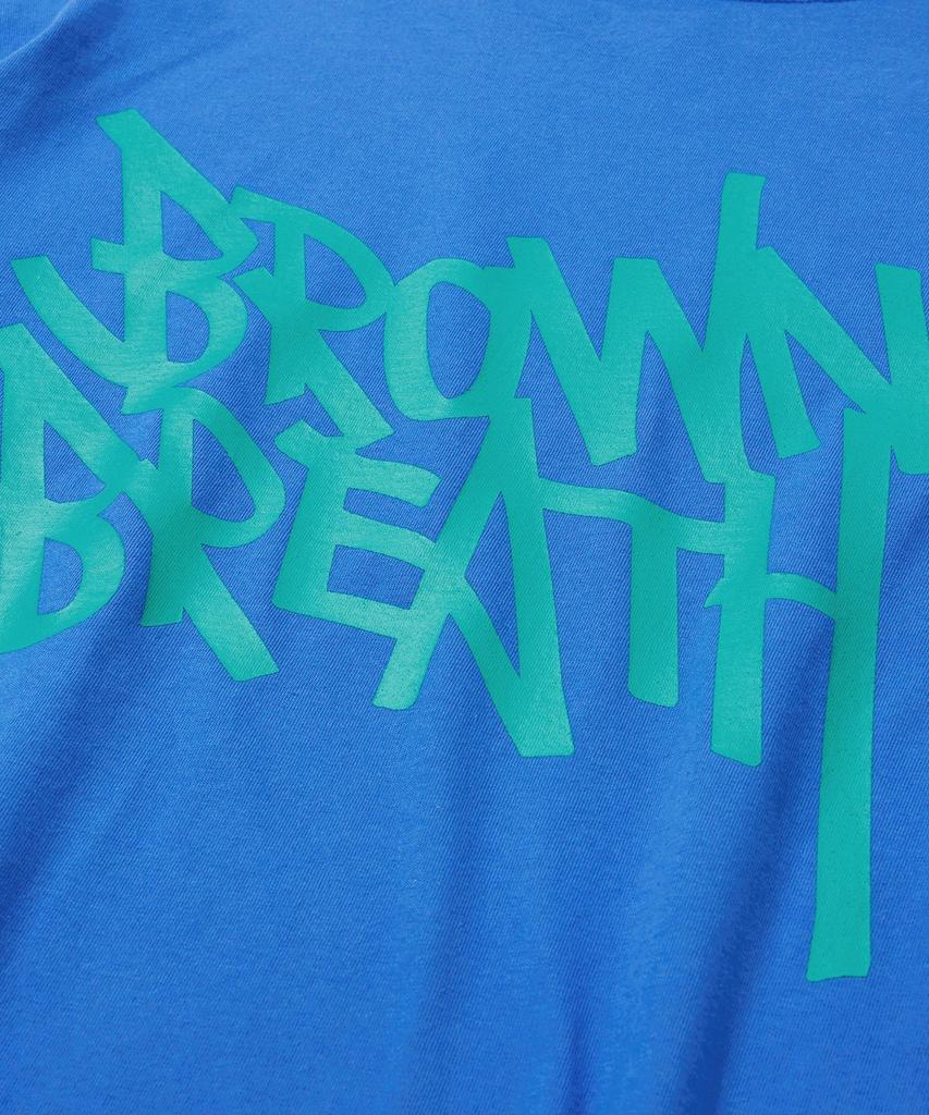 Футболка с биркой BROWNBREATH - Синяя