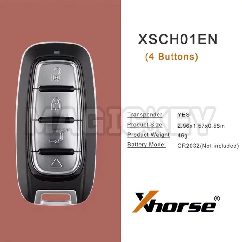 Xhorse XM38 Universal Smart Key for Chrysler Type 4 Buttons Newly Add 8A 4D XSCH01EN  Version
