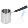 Мини-подогреватель масла из нержавеющей стали для нагрева кофе, 350 мл с носиком для плавления