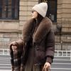 Stylish Winter Coats for Women: Warm and Fashionable, with A Large Faux Fur Collar and A Short Length.