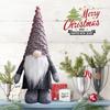 Gnome Faceless Doll Christmas Ornament Nordic Style Retractable Leg Long Beard Adorable Faceless Elf Doll Window Decoration