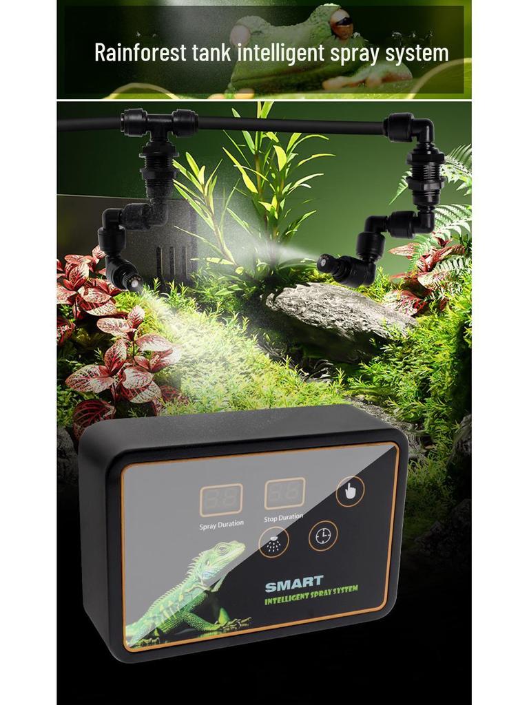 Smart Reptile Enclosure Misting System for Humidification