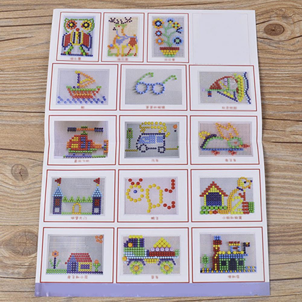 Мозаика для детей, доска и бусины