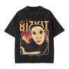 Уличная футболка с потертостями Limp Bizkit Хлопковые футболки Хип-хоп футболка для мужчин Базовые футболки Y2K с рисунком для пляжа