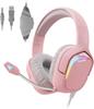 Black Shark X1 Gaming 50mm Dynamic Noise Ultra Clear Compatible with Gaming Pink Japanese Headset, 3.5mm Analog, Driver, Cancelling, Mic, In-line