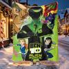 Ben 10 Cartoon Pattern Blanket for Home Decoration, Bed, Sofa, Car Travel, Camping, Suitable for All Seasons, Birthday Christmas Gift