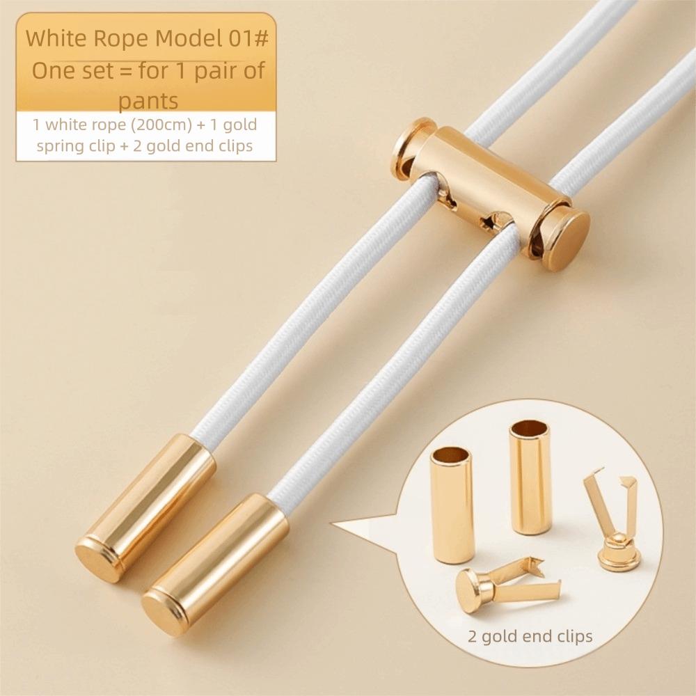 Стопор шнурка Пояс с пряжкой 2 м Шнурок для талии спортивных штанов