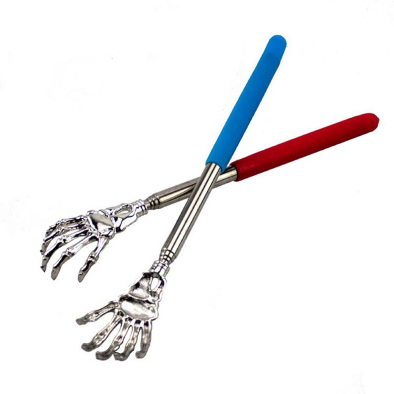 5/1PCS Stainless Steel Back Scratcher Telescopic Scratching Massager Extendable Itch Old Man Happy Health Products Handicrafts