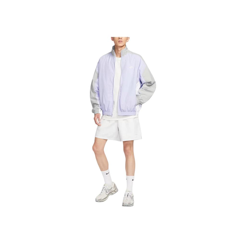 Nike Логотип Club Futura Вязаная спортивная куртка с длинным рукавом Мужские куртки HQ6110-057