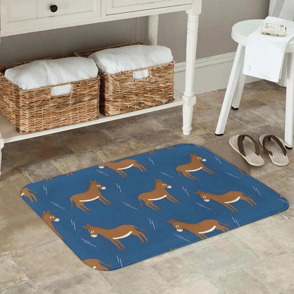 1PC IT'S OKAY Pattern Kitchen Rug Non-Slip Door Mats Pop design Bathroom Rug Bath Mat Carpet for Home Sink Laundry Decor