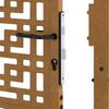 Garden Gate 100 x 125 cm Weathering Steel Cross Design