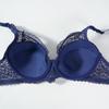 Женский бюстгальтер большого размера с кружевными тонкими хлопковыми чашками, дышащее удобное нижнее белье на косточках