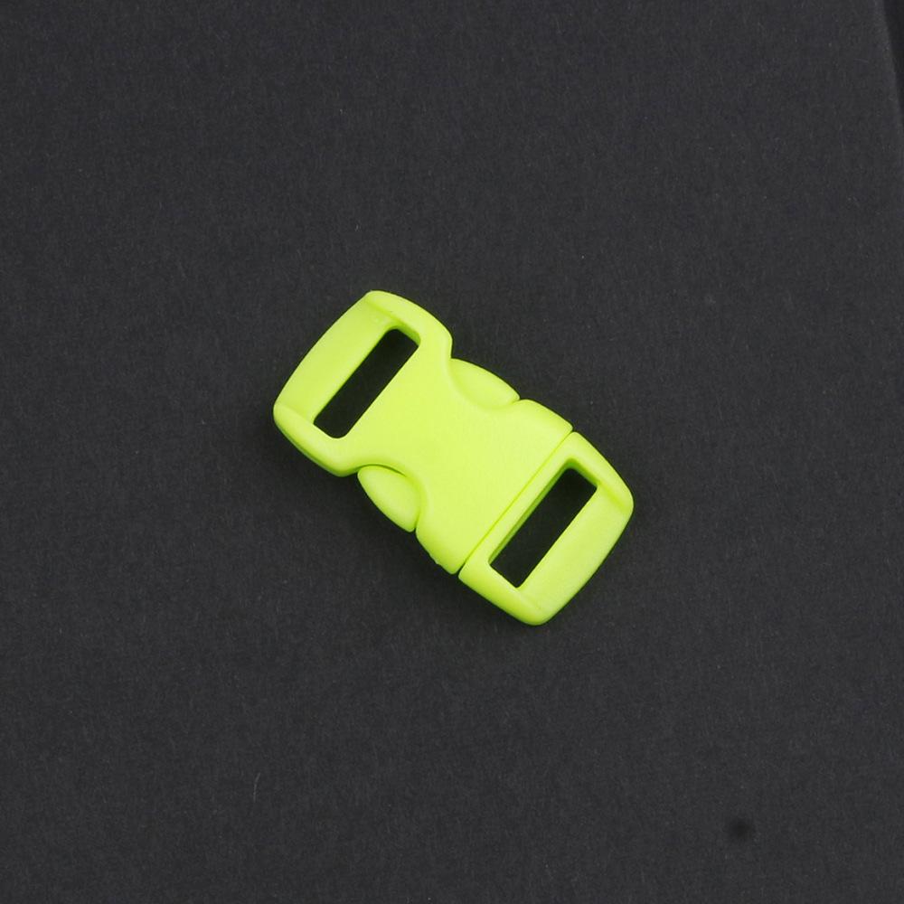 DIY Plastic Bracele Parachute 10mm 3/8" Side Release Buckle Outdoor Camp Paracord Webbing Strap