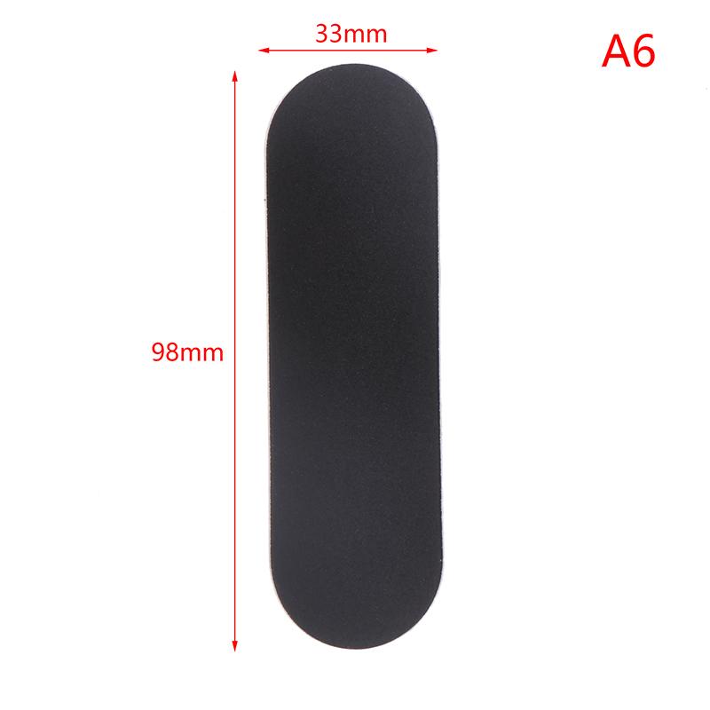 Fingerboard Foam Grip Tapes For Finger Skateboard Anti-Slip Wooden Fingerboard Deck Adhesive Tape Stickers Grip Tapes Black Mat