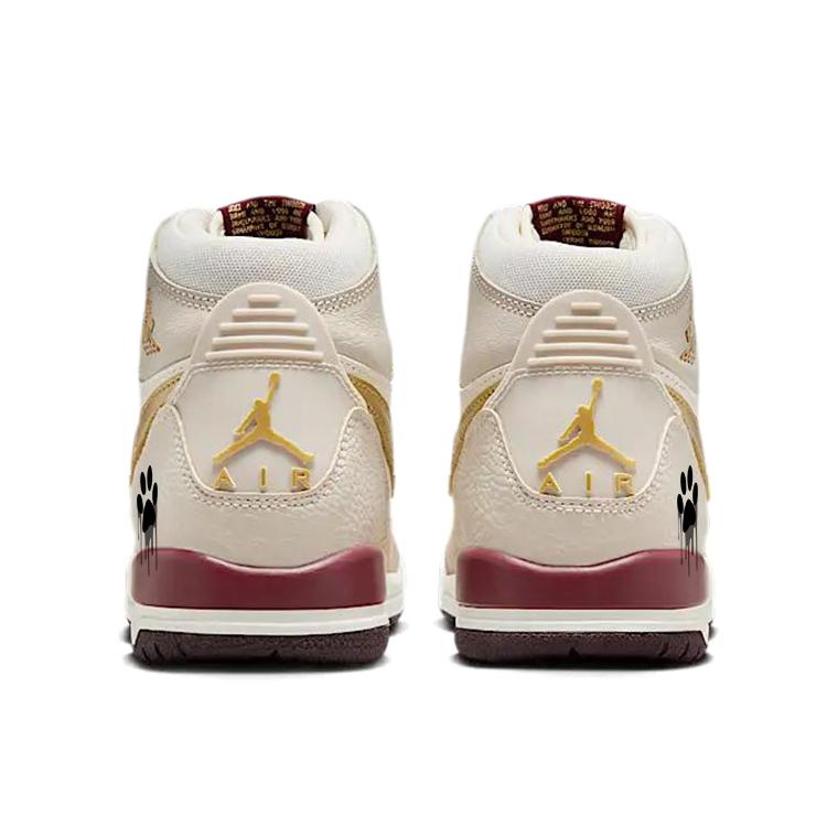Jordan Legacy 312 Винтажные Баскетбольные Кроссовки Унисекс Высокие Коричневый/Белый IB4914-161(Команда56-)