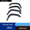 Black Leather Texture Wheel Arch for Suzuki Jimny JB64W (2019-2024)