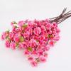1pc   Artificial Peach Blossom Livingroom Ornaments Fake Tree Landscaping Decoration 65cm Bendable Fake Flower Festival Decoration