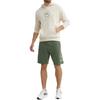 adidas Оригинальные эластичные свободные прямые повседневные шорты Adicolor Outline Trefoil с логотипом, мужские шорты зеленого цвета IR8004