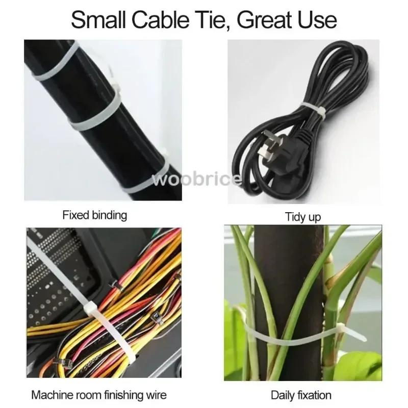 Plastic Clamping Collar Cable Tie Clamping Scratch Cable Attache Cable Velcro Self Locking Nylon Cables Ties Fastening