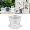 1PC Root Control Transparent Flower Pot Hydroponic Basket Green Plant for Home Garden