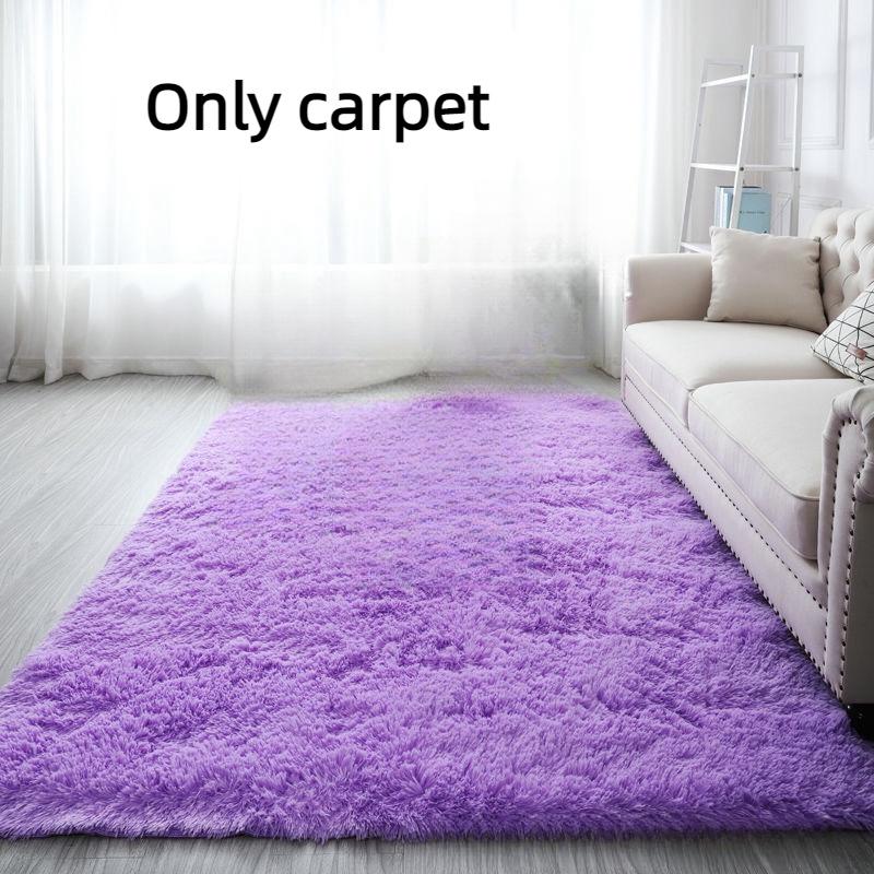 Ковер из полиэфирного волокна, устойчивый к пятнам, для декора спальни девочки и гостиной