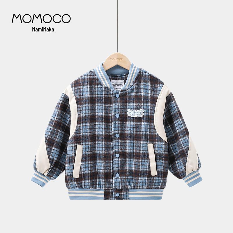 Зимняя клетчатая куртка для мальчиков MOMOCO