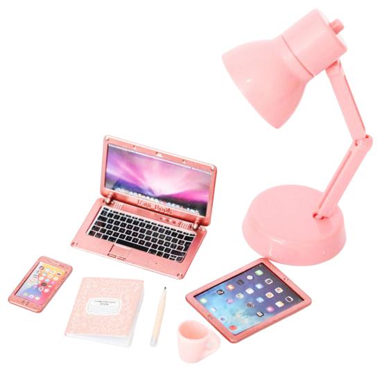 1 комплект, забавный реалистичный многоцелевой компактный кукольный домик, миниатюрный компьютерный телефон, модель игрушки для детей