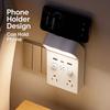 Universal Socket Night Light Socket Converter Warm White LED Outlet Power Strip  Kitchen