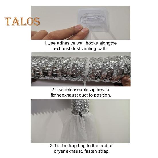 3 шт. мешок для сбора ворса в сушилке, мешок для сбора ворса в сушилке, пылесборник для улавливания ворса в помещении и на улице, ловушка и фильтр для вентиляционного отверстия сушилки без вентиляции, улавливающий ворс и пыль