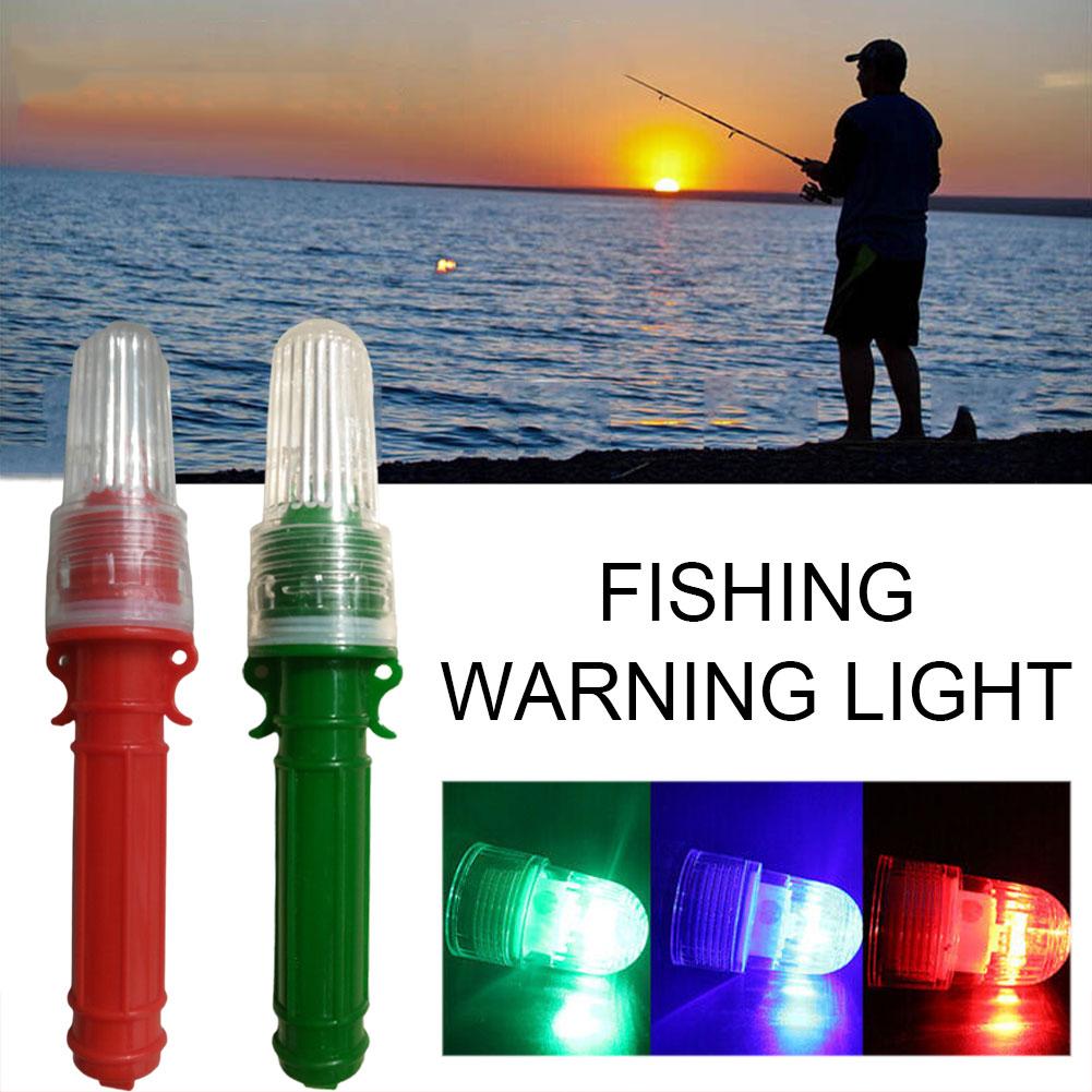 Multi-Color Solar Fishing Lights Marine Waterproof Blinker COD Flashing Lamp W6A6