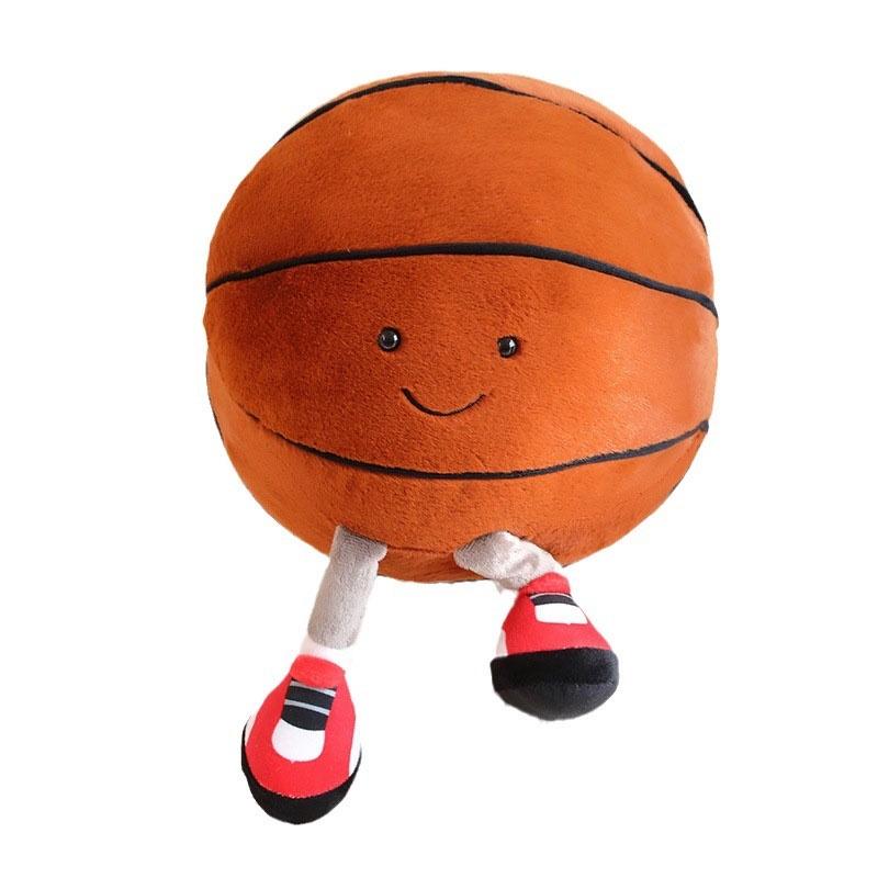 Non-cartoon Animal Style Plush Toy Football And Basketball Doll For Children Ideal For Play And Comfort