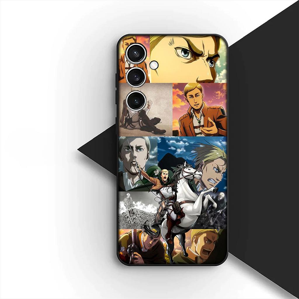 Чехол-обои Attack on titan levi для Samsung Galaxy S22 S21 S20 FE Ultra Plus A07 A15 A16 A17 A25 A37 A57 + Чехол для телефона