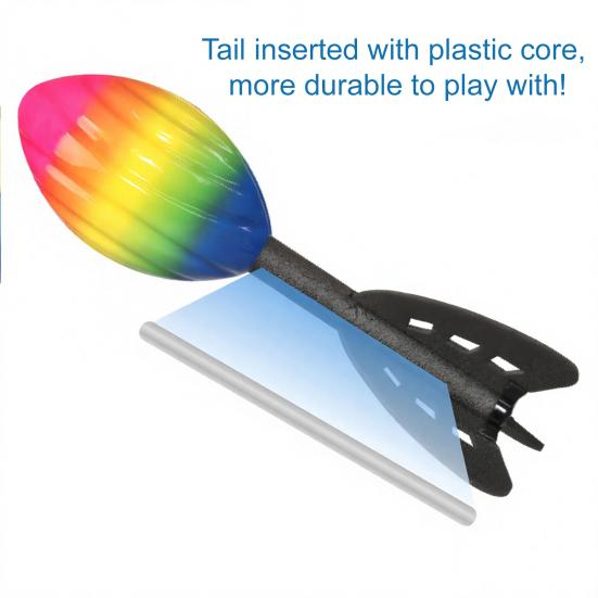 Метательный дротик Образовательная ракета Игрушка Детская мягкая пена Игрушка для активного отдыха Стимулирует изучение физики Игра в метание Игрушка